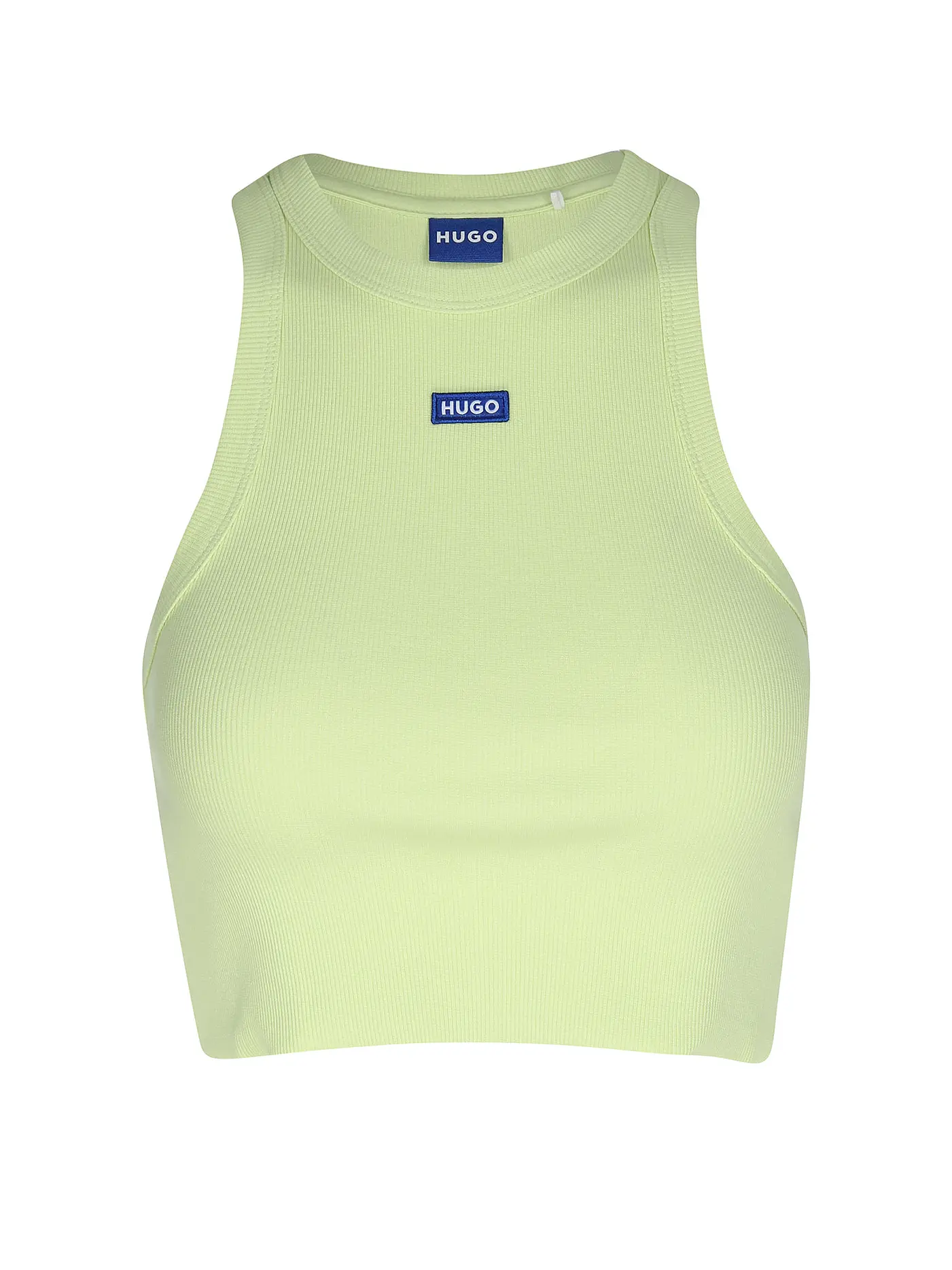 HUGO | Top Cropped Fit | hellgrün